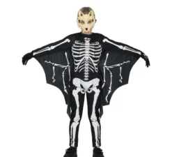 Costume da pipistrello scheletro per bambini