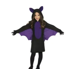 Costume da pipistrello viola per bambina