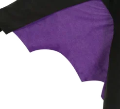 Costume da pipistrello viola per bambina