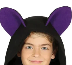 Costume da pipistrello viola per ragazzo