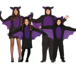 Costume da pipistrello viola per ragazzo