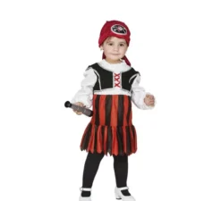Costume da Pirata a righe per bambina e bebé