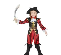 Costume da Pirata a righe per bambino