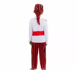 Costume da pirata a righe per bambino