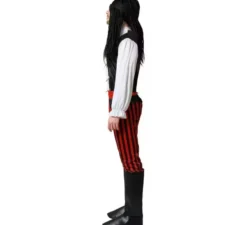 Costume da pirata a righe per uomo