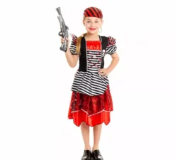 Costume da pirata chic per bambina