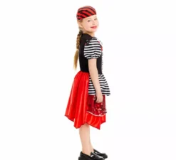Costume da pirata chic per bambina