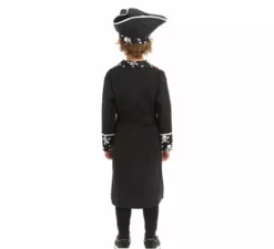 Costume da pirata con giacca argentata per bambino