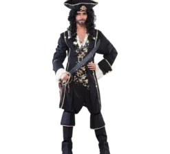 Costume da pirata con teschi per uomo