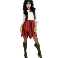 Costume da Pirata dei Caraibi a righe per donna