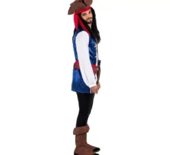 Costume da Pirata dei Caraibi con cappello per uomo