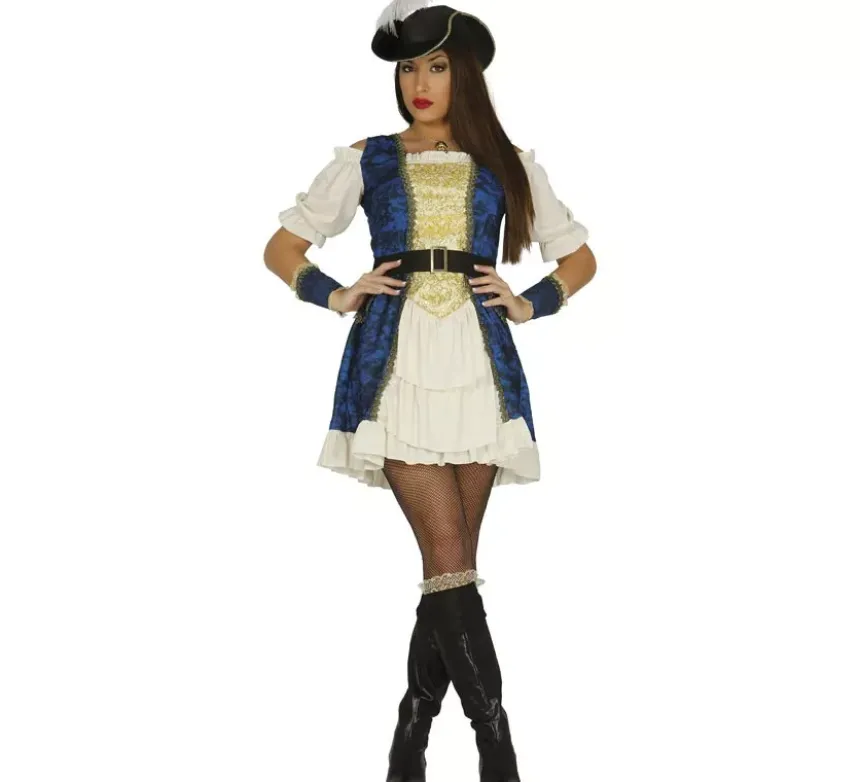 Costume da pirata deluxe per una donna