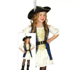 Costume da Pirata di lusso per bambina
