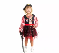 Costume da pirata per bambina e bambino