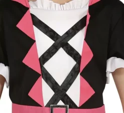 Costume da pirata rosa per bambina