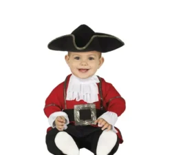 Costume da Pirata rosso per bebé