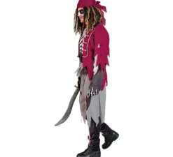 Costume da pirata scheletro da cabina per uomo