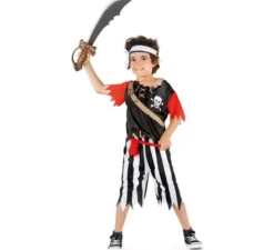 costume da pirata strisce per i ragazzi