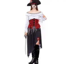 Costume da pirata zombie per donna