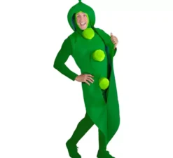 Costume da pisello intero per adulto
