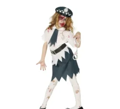 Costume da Poliziotta zombi per bambina