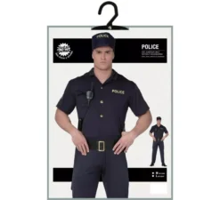 Costume da poliziotto muscoloso per uomo