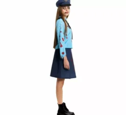 Costume da poliziotto zombie con berretto per donna