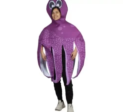 Costume da polpo viola per adulti