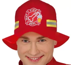 Costume da pompiere con manichetta a sorpresa per uomo