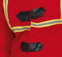 Costume da pompiere con manichetta a sorpresa per uomo