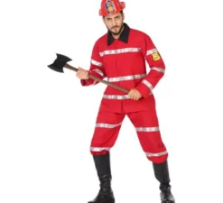 Costume da Pompiere rosso per uomo
