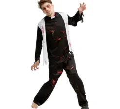 Costume da Prete Zombie per uomo