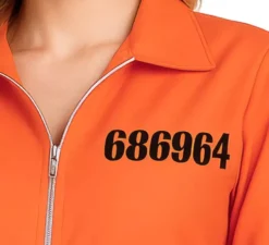 Costume da prigioniera arancione per donna