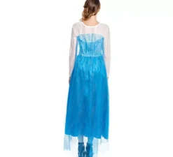 Costume da principessa del ghiaccio blu per donna