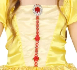Costume da Principessa delle fiabe gialla per bambina