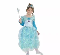 Costume da principessa del paradiso blu per bambine
