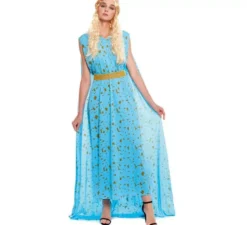 Costume da principessa drago blu per donna