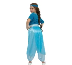 Costume da Principessa Jasmin azzurro per bambina