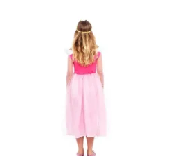 Costume da principessa rosa delle fiabe per bambina