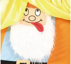 Costume da principessa su nano per uomo