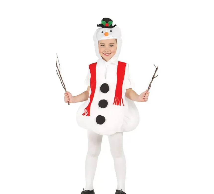 Costume da pupazzo di neve per bambini