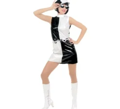 Costume da ragazza moderna anni '70 per donna