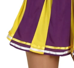 Costume da ragazza pon pon della squadra viola adolescente