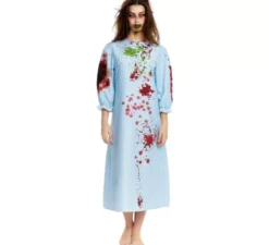 Costume da Ragazza Posseduta in veste blu per donna