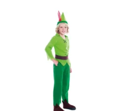 Costume da ragazzo volante verde per bambino