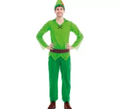 Costume da ragazzo volante verde per uomo