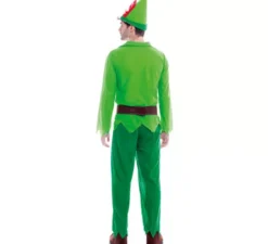 Costume da ragazzo volante verde per uomo