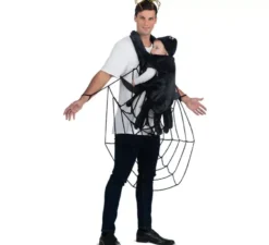 Costume da Ragnatela e Ragno con copri zaino per adulto e bambino