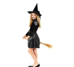 Costume da Ragnatela Nera da Strega per Ragazza