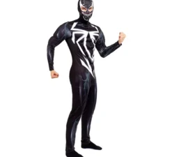 Costume da ragno nero malvagio per uomo